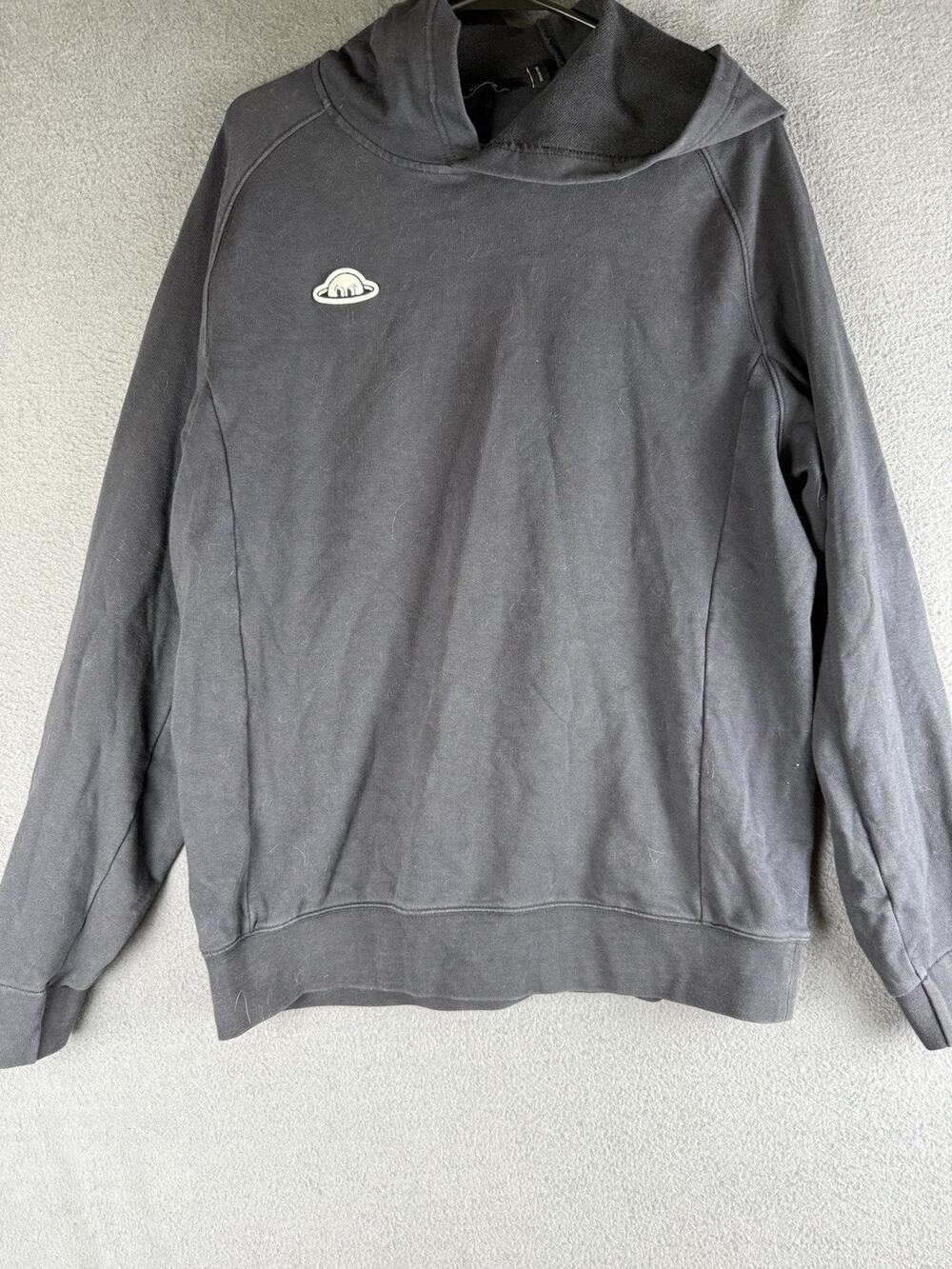 Radmor Hoodie Mens Medium Black Pullover Sweatshirt Casual